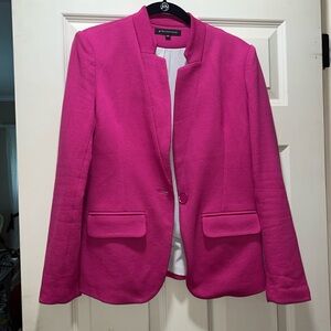 EUC Gibson notch collar blazer in magenta, size small